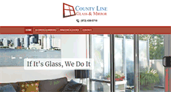 Desktop Screenshot of countylineglass.com
