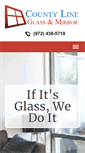 Mobile Screenshot of countylineglass.com